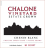 Chalone Chenin Blanc 2012 Front Label