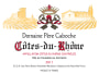 Domaine du Pere Caboche Cotes du Rhone 2011 Front Label