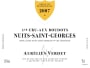 Aurelien Verdet Nuits-Saint-Georges Aux Boudots Premier Cru 2007 Front Label