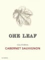 One Leaf Cabernet Sauvignon 2014 Front Label