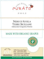 Feudo di Santa Tresa Purato Nero d'Avola 2012 Front Label
