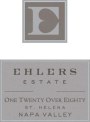 Ehlers Estate One Twenty Over Eighty Cabernet Sauvignon 2013 Front Label
