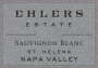 Ehlers Estate Sauvignon Blanc 2015 Front Label