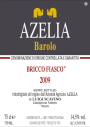 Azelia Barolo Bricco Fiasco 2009 Front Label
