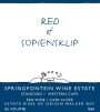 Springfontein Wine Estate Red of Sopiensklip 2011 Front Label