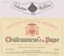 Dom. Chante-Perdrix Chateauneuf-du-Pape 1998 Front Label