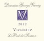 Georges Vernay Le Pied de Samson Viognier 2012 Front Label