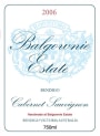 Balgownie Bendigo Cabernet Sauvignon 2006 Front Label