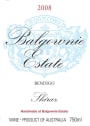 Balgownie Bendigo Shiraz 2008 Front Label