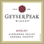 Geyser Peak Alexander Valley Merlot 2012 Front Label