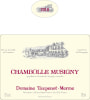 Domaine Taupenot-Merme Chambolle Musigny 2010 Front Label