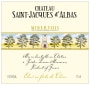 St Jacques d'Albas Minervois 2009 Front Label