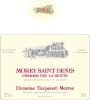 Domaine Taupenot-Merme Morey Saint Denis La Riotte Premier Cru 2009 Front Label