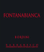 Fontanabianca Barbaresco Bordini 2010 Front Label