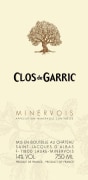 St Jacques d'Albas Minervois Clos de Garric 2013 Front Label