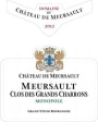 Chateau de Meursault Clos des Grands Charrons 2012 Front Label