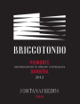 Fontanafredda Piemonte Briccotondo Barbera 2012 Front Label