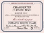 Bruno Clair Chambertin-Clos de Beze Grand Cru 2010 Front Label