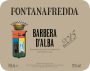 Fontanafredda Barbera d'Alba Raimonda 2015 Front Label