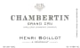 Domaine Henri Boillot Chambertin Grand Cru 2009 Front Label