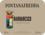 Fontanafredda Silver Label Barbaresco 2013 Front Label