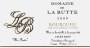 Domaine de la Butte Bourgueil Mi-Pente 2009 Front Label