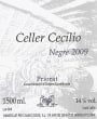 Celler Cecilio Priorat Negre 2009 Front Label