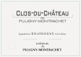 Chateau de Puligny-Montrachet Bourgogne Blanc Clos du Chateau 2011 Front Label