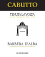 Cabutto Barbera d'Alba Superiore 2013 Front Label