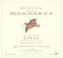 Domaine de la Mordoree Lirac La Dame Rousse Rouge 2006 Front Label