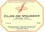 Domaine Jean Grivot Clos de Vougeot Grand Cru 2008 Front Label