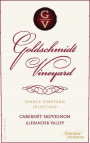 Goldschmidt Vineyard Vyborny Vineyard Cabernet Sauvignon 2013 Front Label