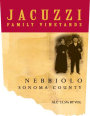 Jacuzzi Nebbiolo 2012 Front Label
