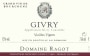 Domaine Ragot Givry Vieilles Vignes 2010 Front Label