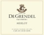 De Grendel Merlot 2011 Front Label