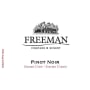 Freeman Sonoma Coast Pinot Noir 2014 Front Label