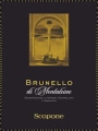 Scopone Brunello di Montalcino 2008 Front Label