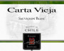 Carta Vieja Sauvignon Blanc 2015 Front Label