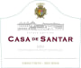 Casa de Santar Dao Red 2014 Front Label