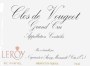 Domaine Leroy Clos Vougeot Grand Cru 2006 Front Label