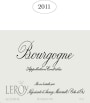 Maison Leroy Bourgogne Blanc 2011 Front Label