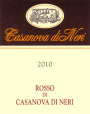 Casanova di Neri Rosso di Montalcino 2010 Front Label