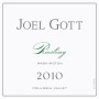 Joel Gott Riesling 2010 Front Label
