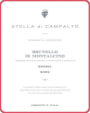 Stella di Campalto Brunello di Montalcino Podere San Giuseppe Riserva 2009 Front Label
