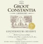 Groot Constantia Gouverneurs Reserve Red 2008 Front Label