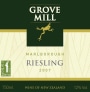 Grove Mill Riesling 2007 Front Label