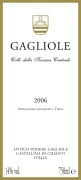 Gagliole Colli della Toscana Centrale Rosso 2006 Front Label