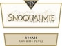 Snoqualmie Syrah 1999 Front Label