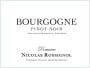 Domaine Nicolas Rossignol Bourgogne Pinot Noir 2012 Front Label