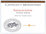 Castello di Monastero Sangiovese 2010 Front Label